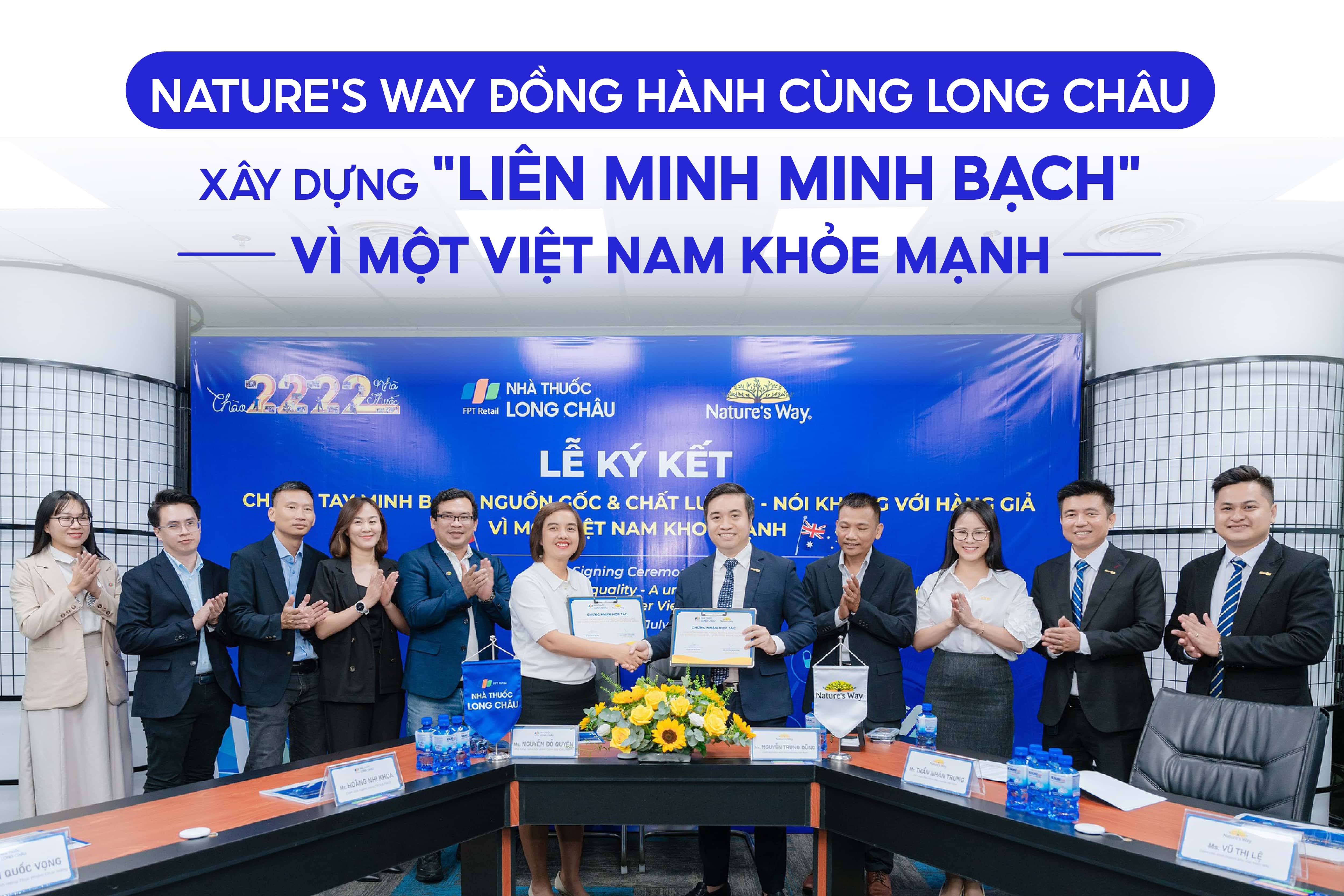 Nature’s Way đồng hành cùng Long Châu xây dựng “Liên minh Minh Bạch” – Vì một Việt Nam khỏe mạnh