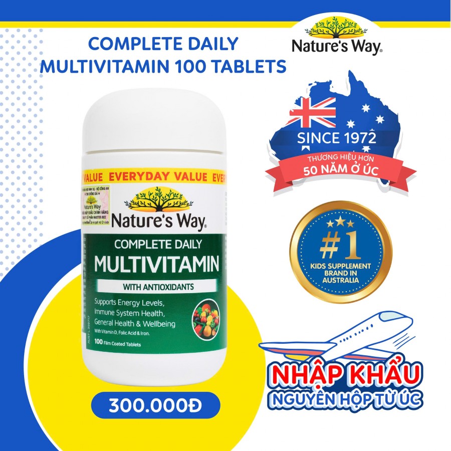 Nature’s Way Complete Daily Multivitamin - Bổ sung Vitamin và khoáng chất