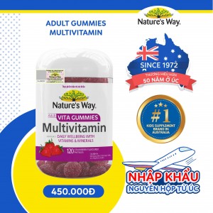 Nature’s Way Vita Gummies Multivitamin – Bổ sung vitamin và khoáng chất thiết yếu cho cơ thể