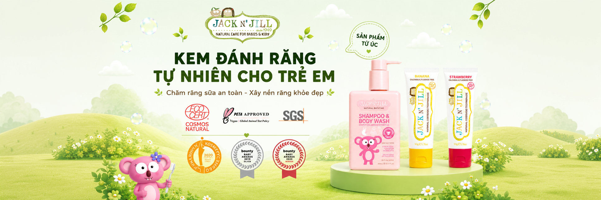 Jack N' Jill và các chứng nhận vô giá